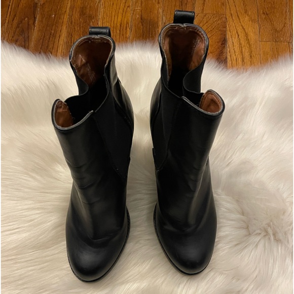 Loft Ann Taylor Black Heeled Boots - Picture 2 of 8
